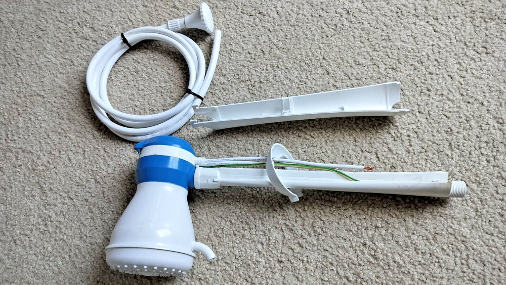 Electric Shower Head Tankless Instant Hot Water Heater 3 Temperature Adjustable