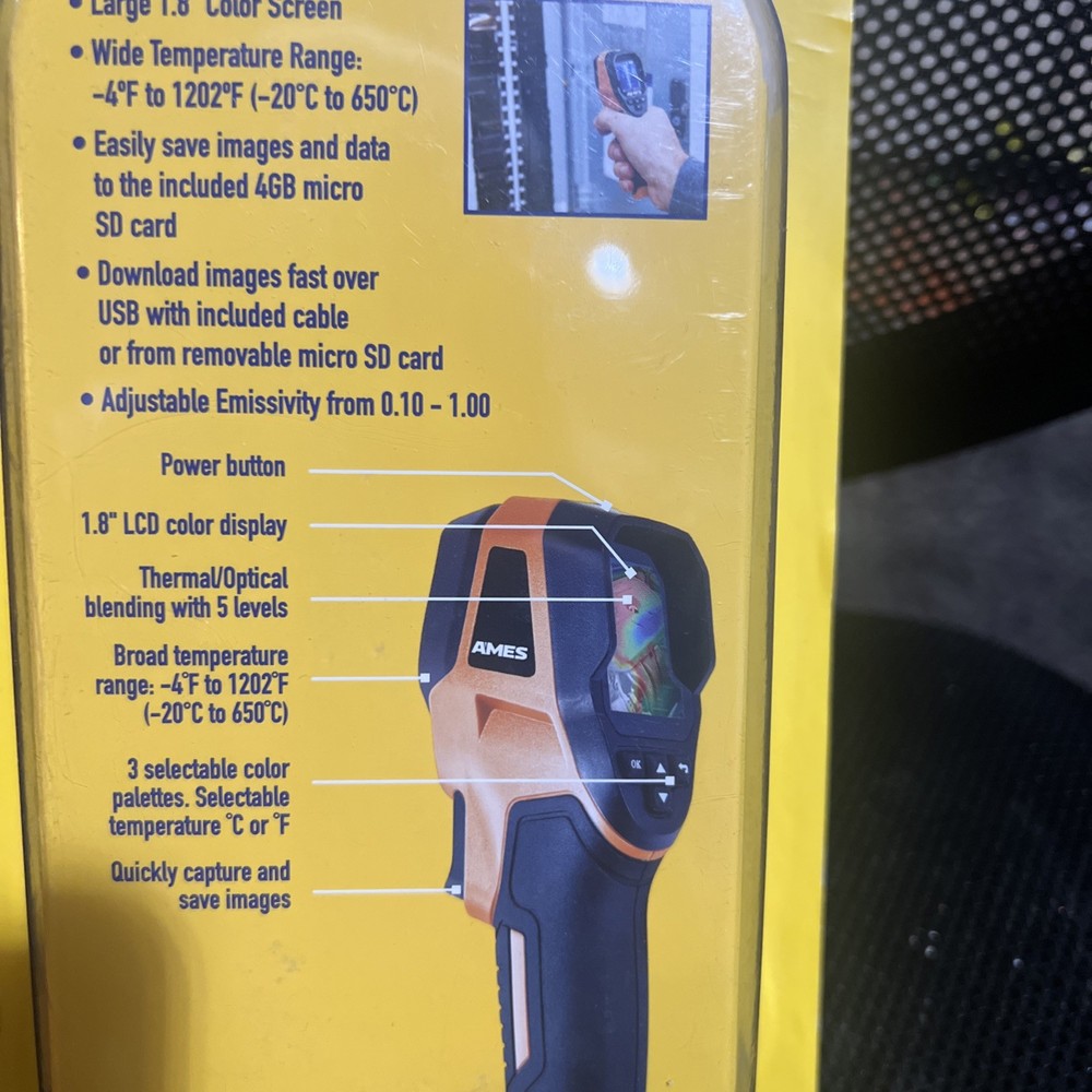 AMES INSTRUMENTS Thermal Camera Infrared Digital Imaging Camera 58111