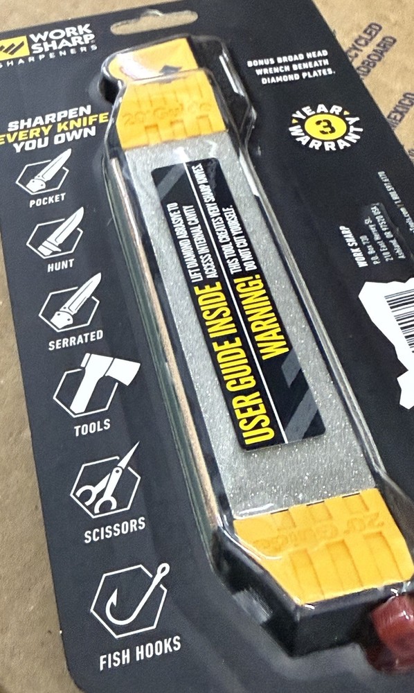 WORK SHARP Work Sharp Guided Field Sharpener, For Compact Hunting-NIB-free Shipp