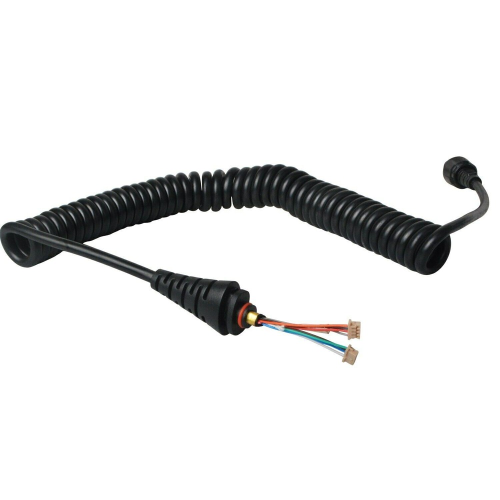 9ft/2.85m Stretchable Speaker Microphone Spring Cable Line for Hytera SM25A1 a