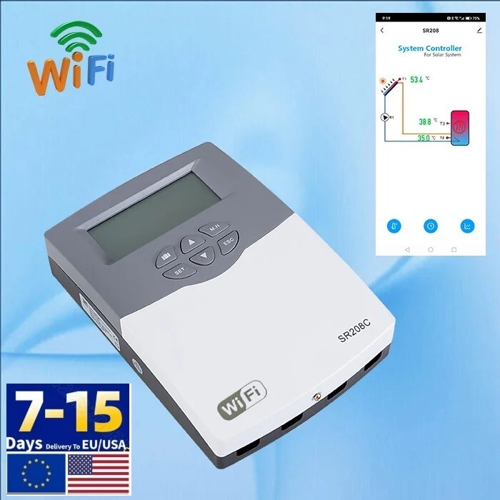 Solar Water Heater Controller System Circulation Pump Water Heating Equipment