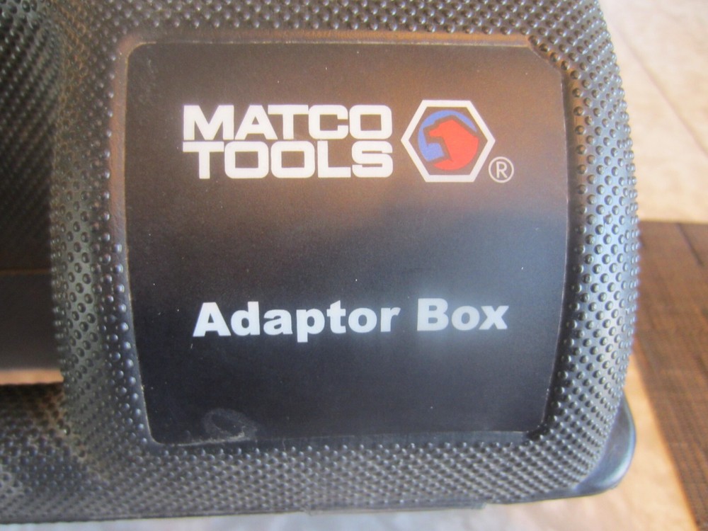 Pre-owned Matco Tools Adaptor Box Case and accessories ONLY