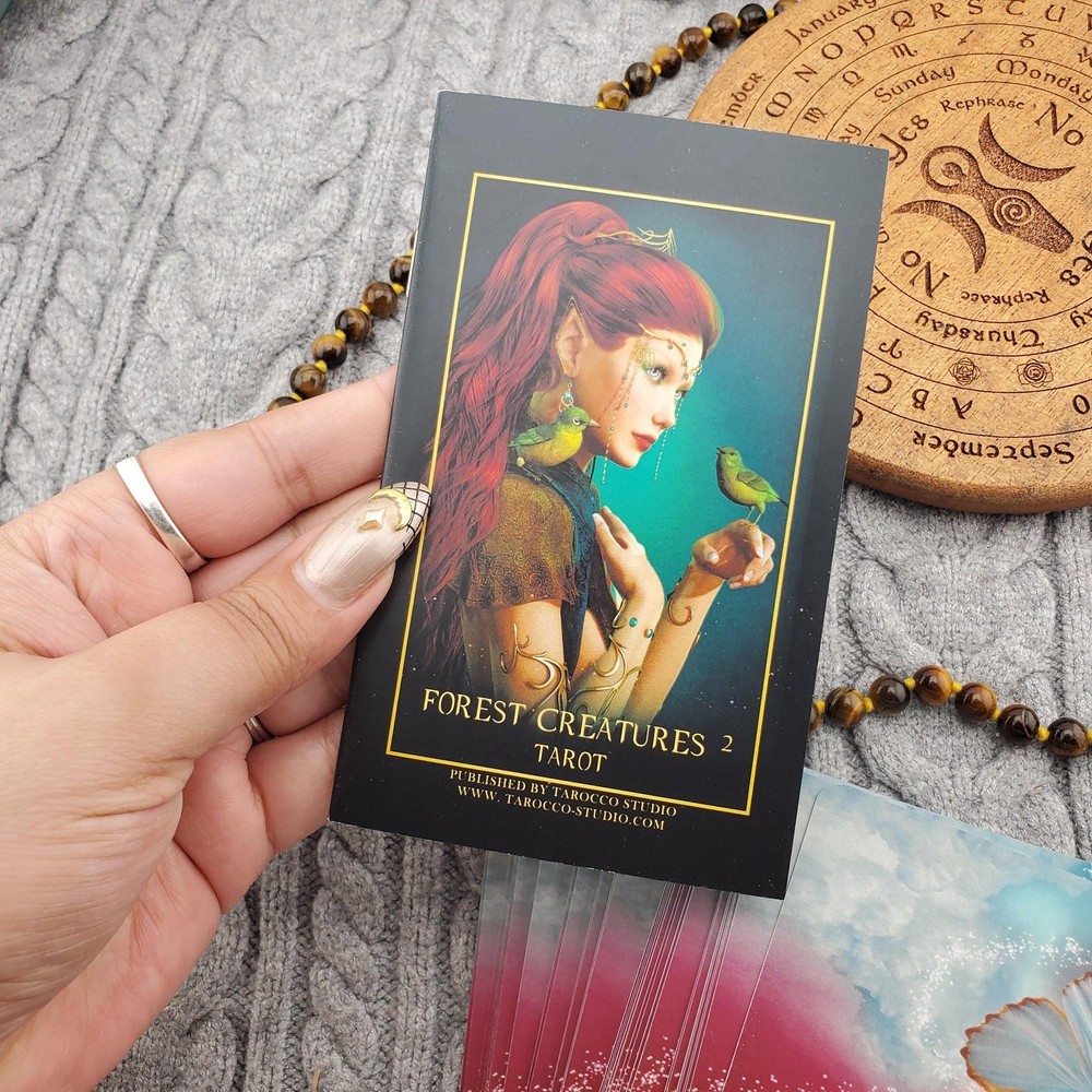 Forest Creatures Tarot 2 by Tarocco Studio 78 Card Tarot Deck USED
