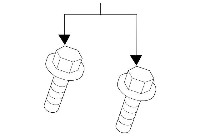 Genuine Volvo Steering Column Switch Housing Screw 999549