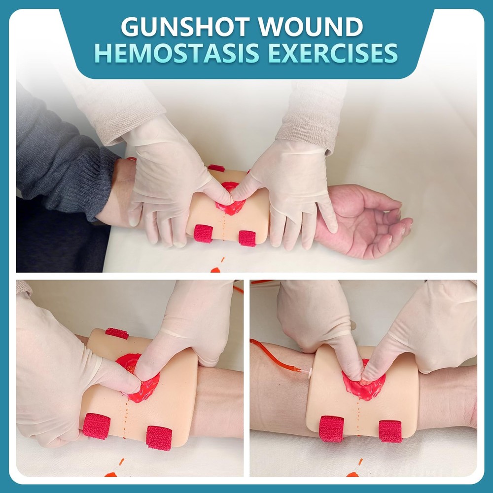 2Pcs Wound Packing Task Trainer, Bleed Control Tourniquet Basic...