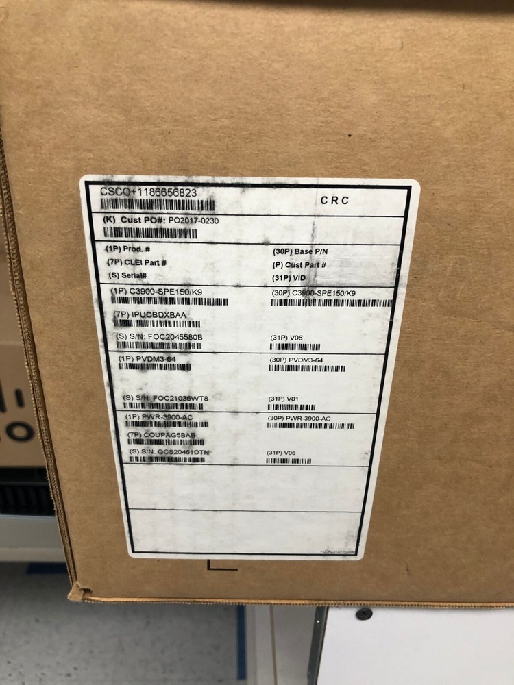 CISCO3945-V/K9 3945 VOICE BUNDLE ROUTER