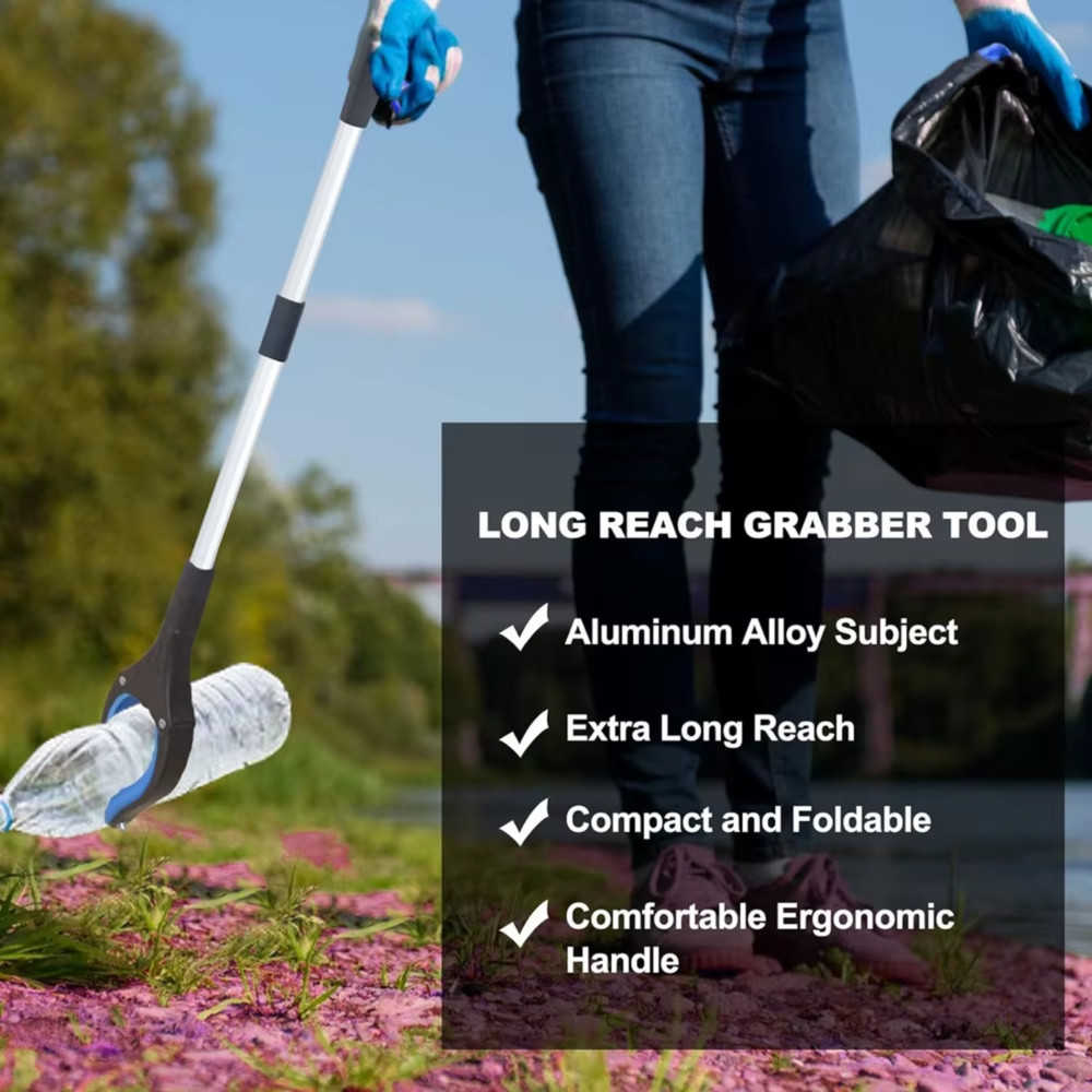 Foldable Gripper Extender Hand Tools Litter Reachers Pickers Collapsible Garbage