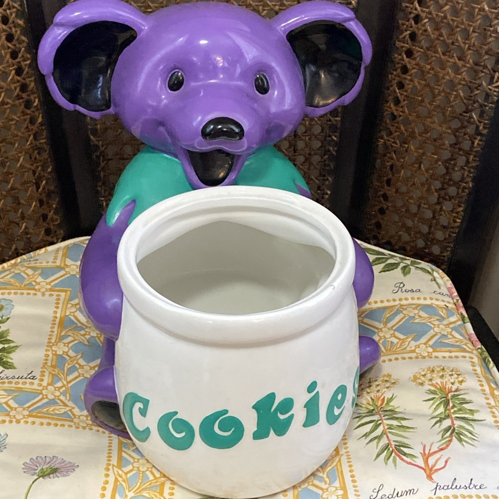GRATEFUL DEAD DANCING BEAR COOKIE  by Vandor Missing Lid