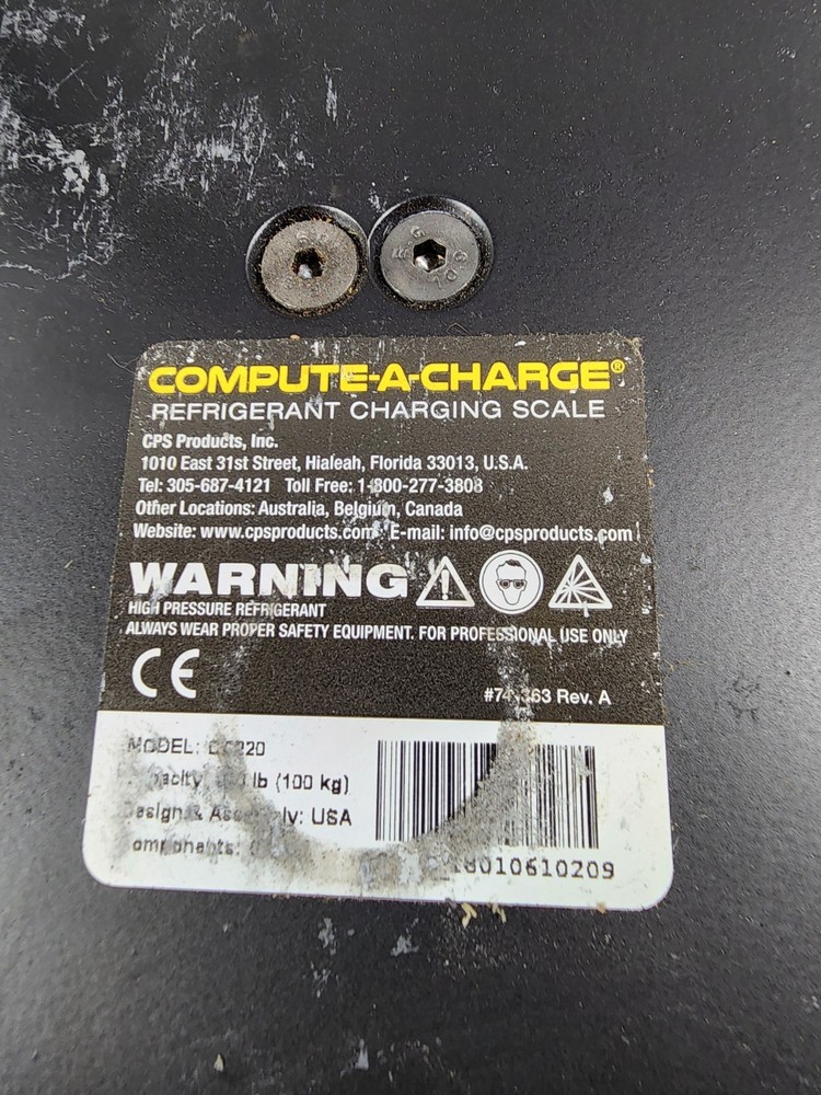 CPS CC220 Compute-A-Charge Refrigerant Charging Scale