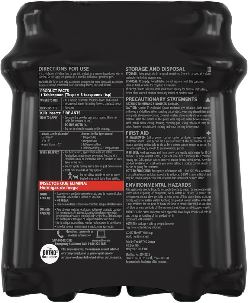 Ortho Orthene Fire Ant Killer1 (Twin Pack) .