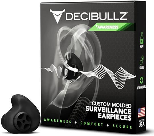 Decibullz Surveillance Earpieces + Awareness | Black
