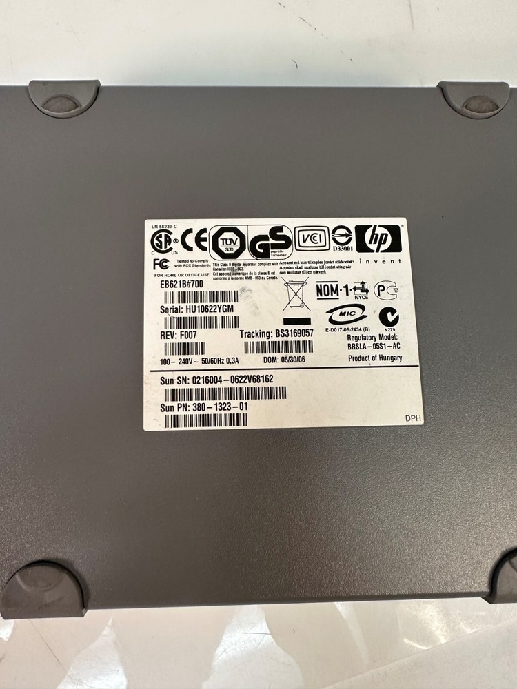 SUN 380-1323-01 DAT 72 DIGITAL DATA STORAGE DRIVE