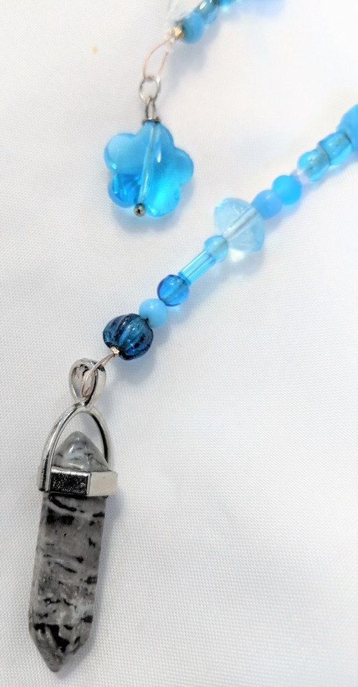 Zebra Jasper Pendulum (Reiki blessed, hand-crafted)