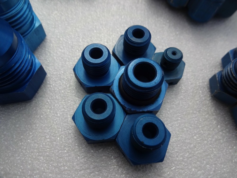 Various Pressure Flared Plug-Tube Fitting, Threaded - Aluminum (59pcs)