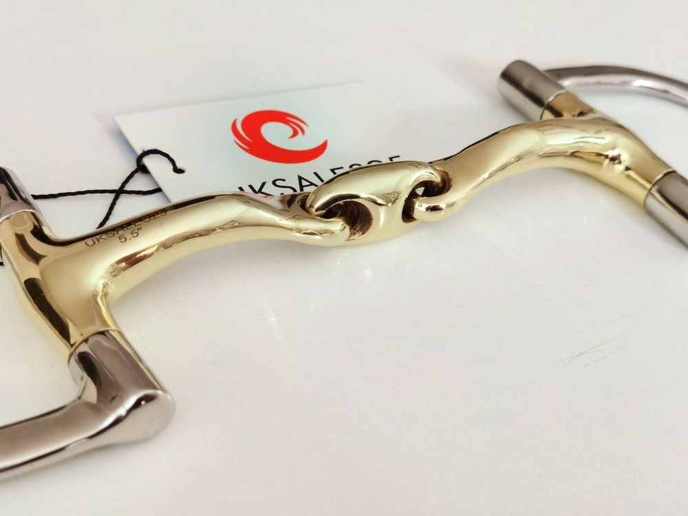D-Ring 14MM Curved Turtle Angled MP Snaffle Bit (UKSALES25®)*SAME DAY DISPATCH*