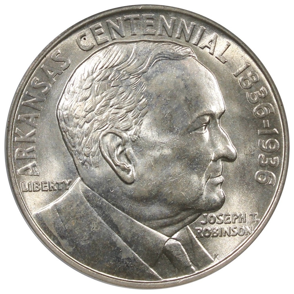 1936 Robinson Commemorative Half Dollar PCGS MS64 50C