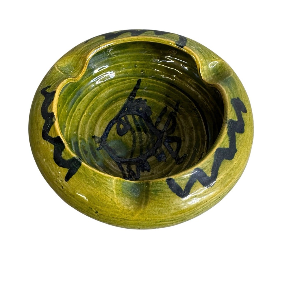 Native Ceramics LTD Ashtray Green Fish