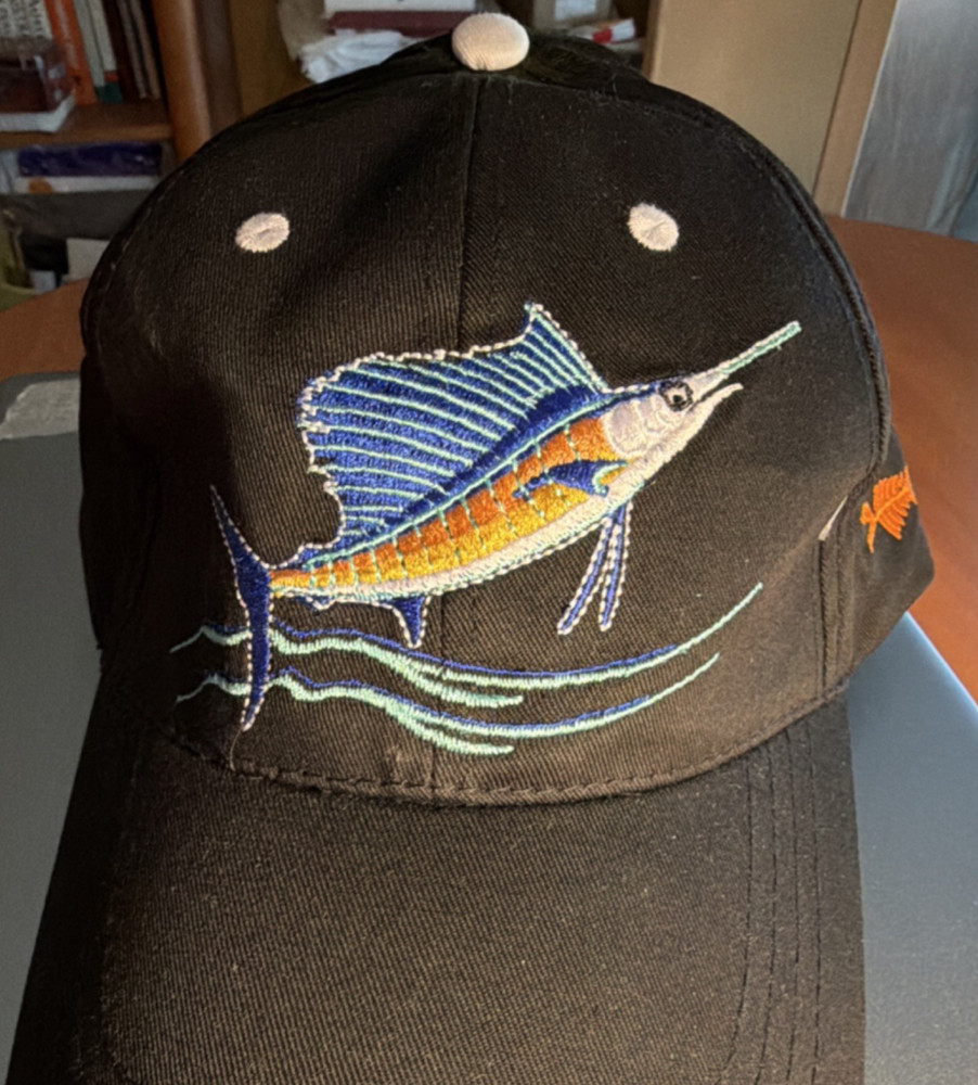 ST MAARTEN "the Friendly Island" Ball Cap Fish Embroidery Front &Back Adjustable