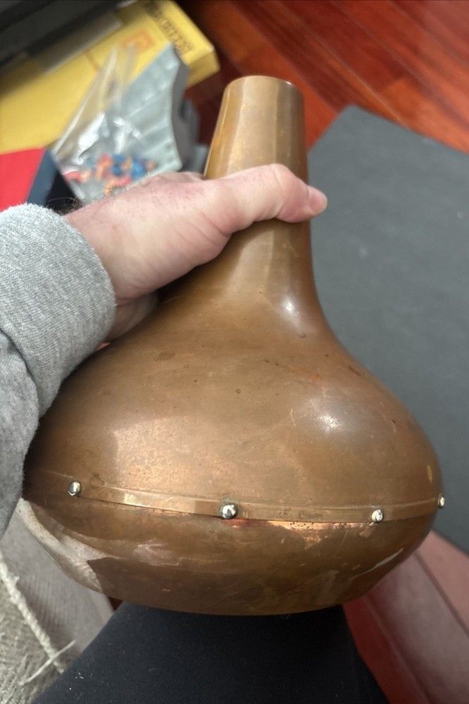 Rare Solid Copper Bottle (Heavy)