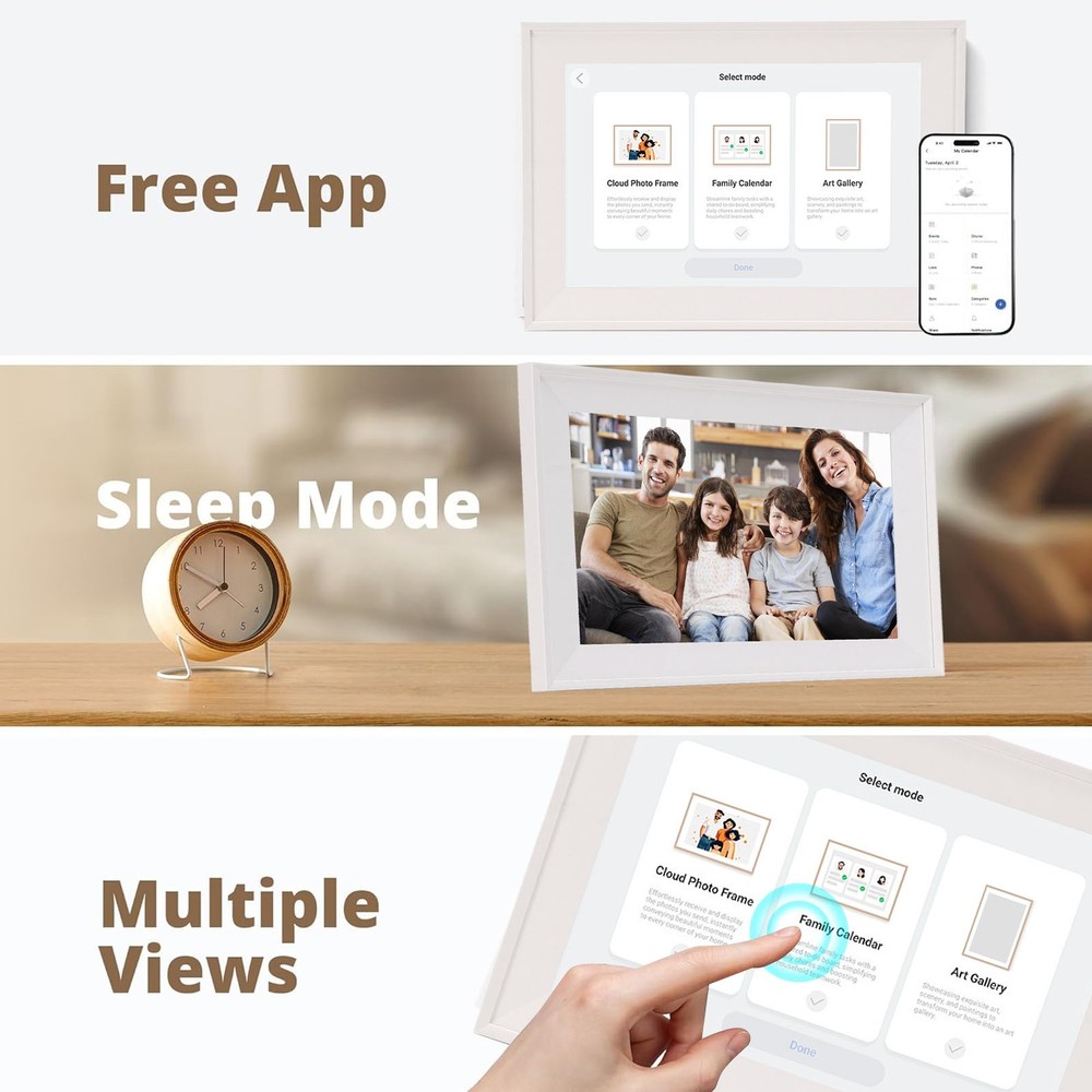 4-Interactive Digital Calendar Smart Family Planner For Home Use