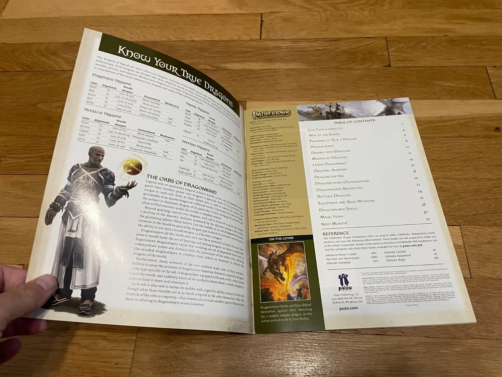 Pathfinder RPG Dragonslayer's Handbook RPG D&D 3.5 D20