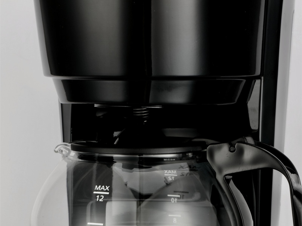 Black 12-Cup Drip Coffee Maker