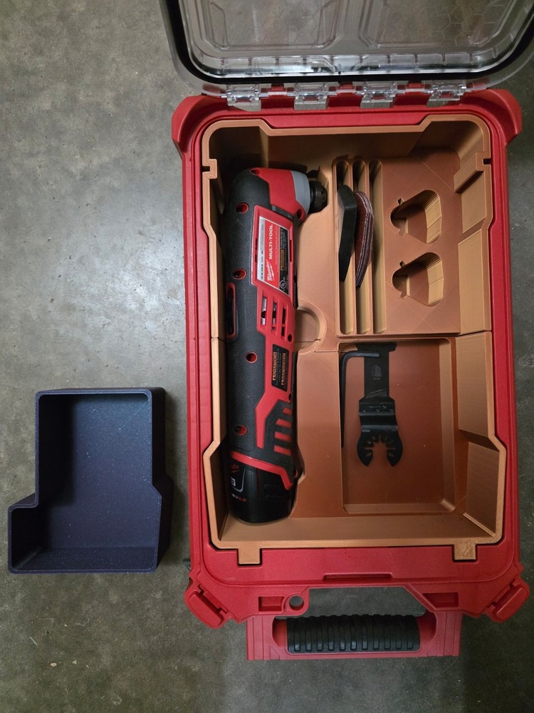 Custom Milwaukee Tool Insert for PACKOUT Organizer (Insert Only)