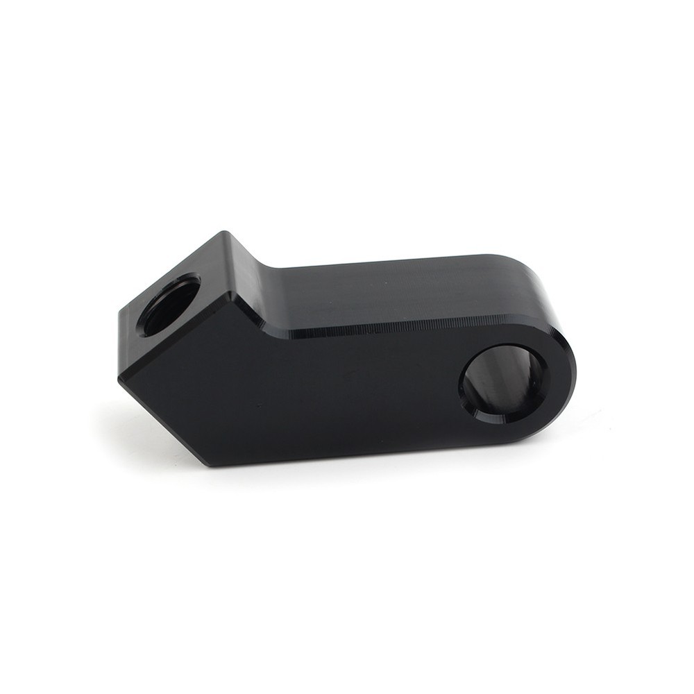 Black Headlight Mounting Block Bracket For Harley Custom Headlight Mount