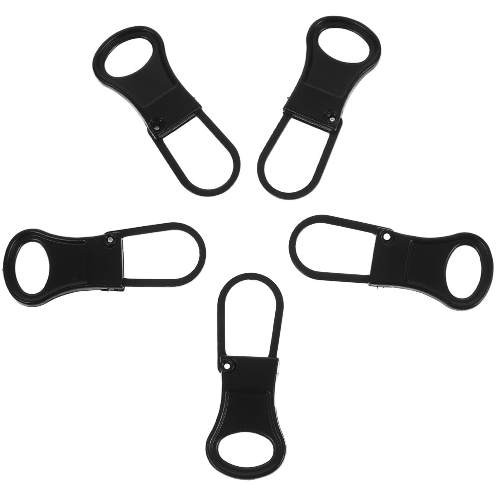5 Pcs Bag Zipper Pull Replacement Slider Removable Tab Accessories Fixer Wallet