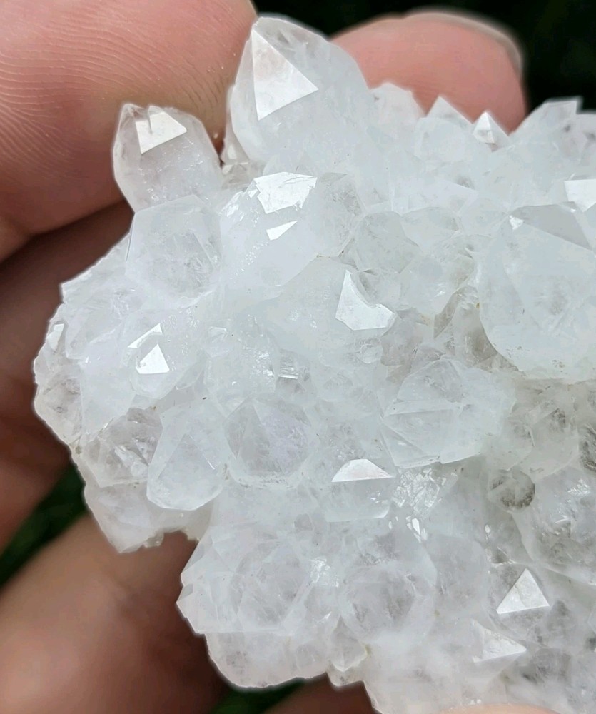 Transparent Diamond Quartz Crystals Scepter on matrix, Diamond Quartz Specimen