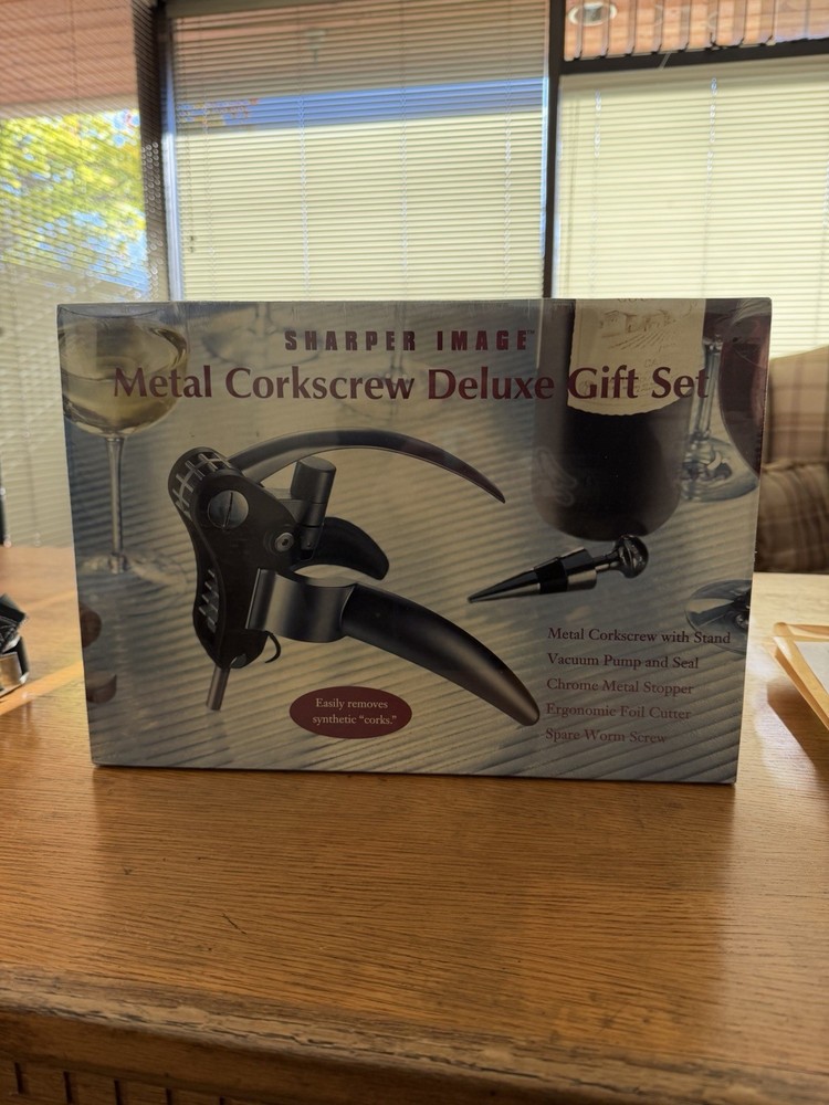 Sharper Image - Metal Corkscrew Deluxe Gift Set