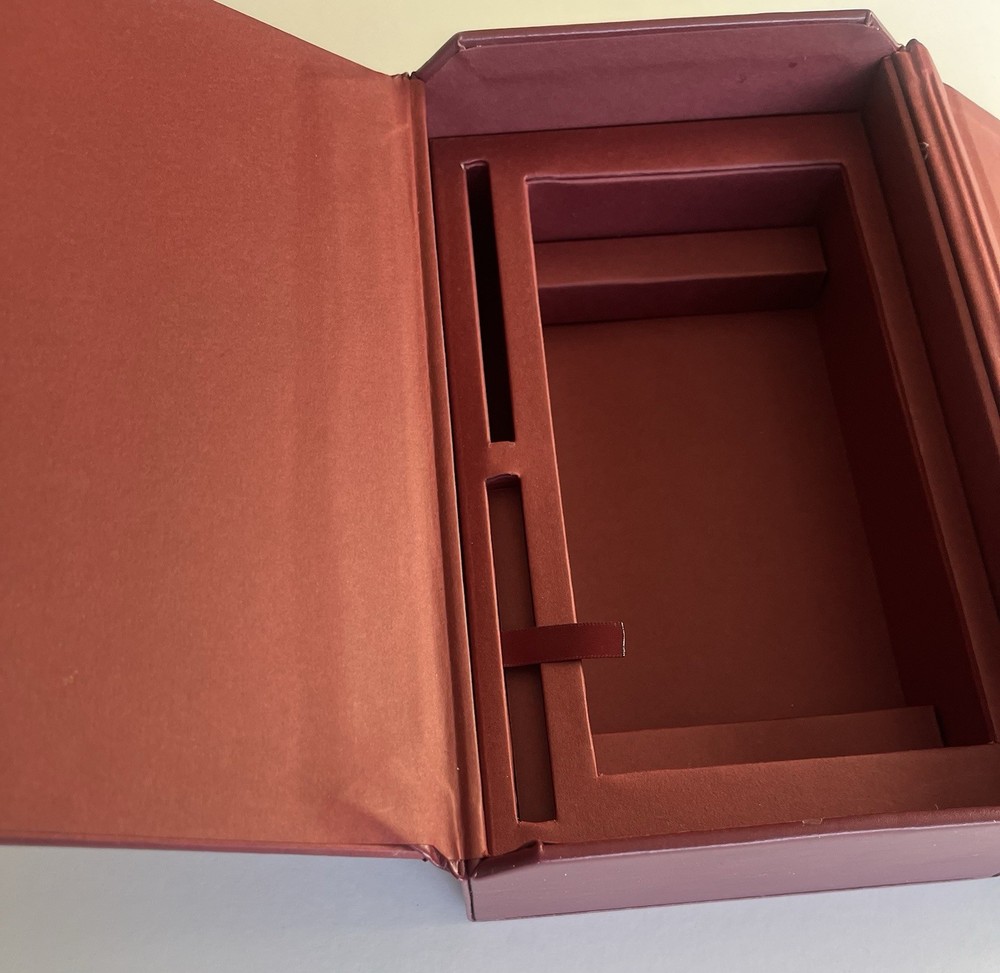 Authentic Jacques Marie Mage Last Frontier Red Leather Box Only