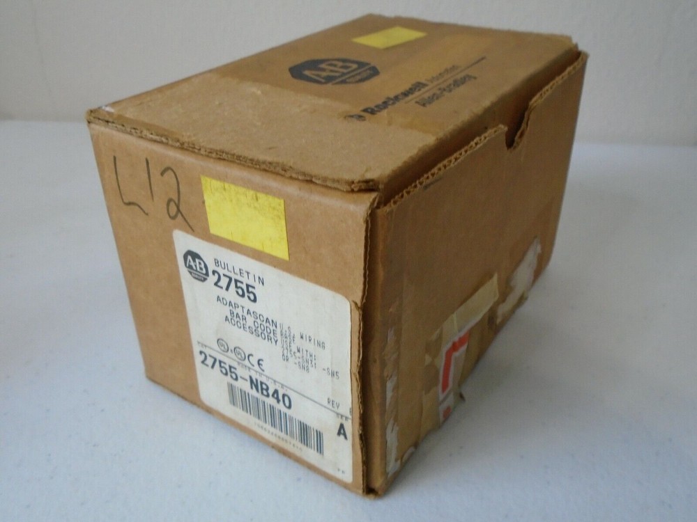 Allen Bradley 2755-NB40 Adaptascan Barcode Wiring Base