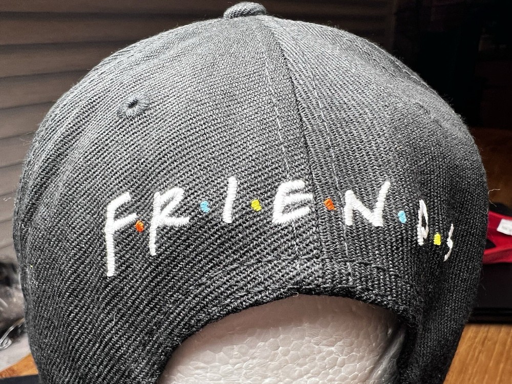 Friends Black Snapback Hat Baseball Cap Picture Logo Patch