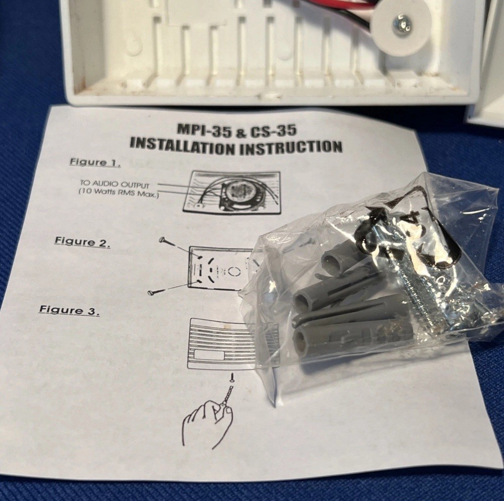 MOOSE MPI-35 Security Alarm Speaker with Hardware