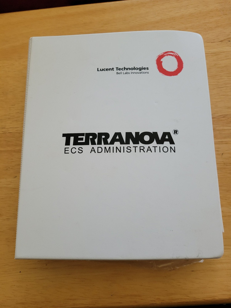 Lucent Technologies  Terranova ECS Administration Software + Manual (Read)