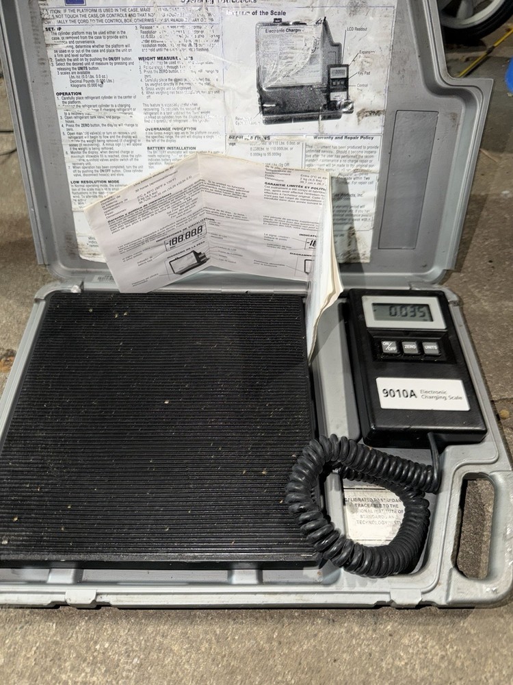 TIF 9010A Slimline Electronic Refrigerant Charging Scale