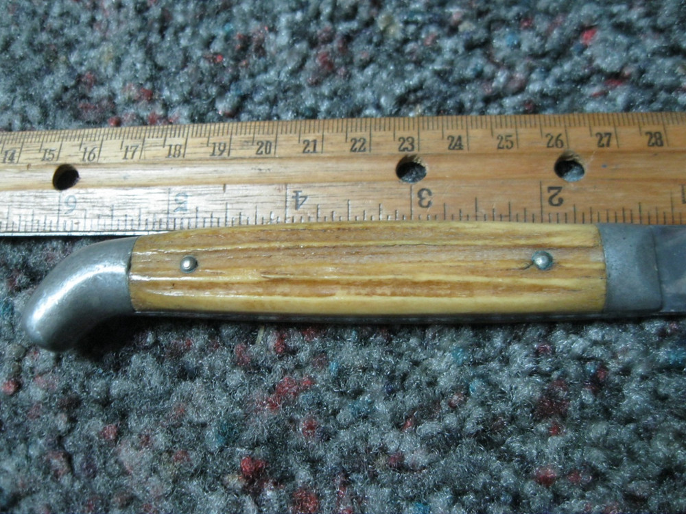 Queen Knife 8 1/2" Blade. Stag Handle.