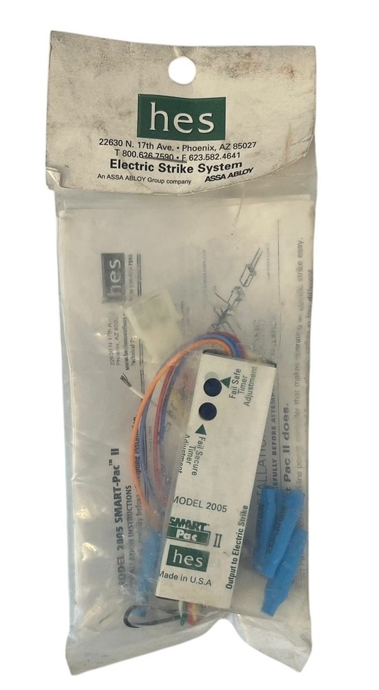 HES 2005 SMART Pac II 2 Electric Strike System 2005