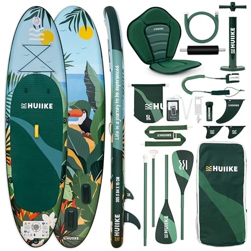 Inflatable Paddle Board for Adults with Accessories Tropical Full Pack