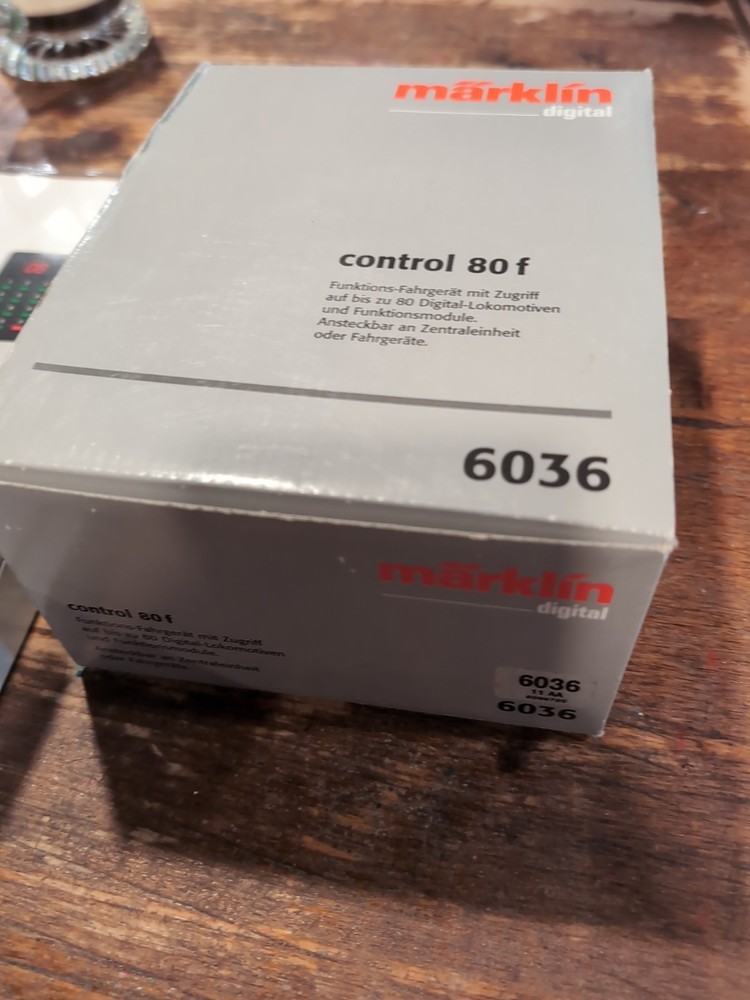 Marklin 6036 Control 80f Locomotive/Functions Controller PreOwned W/Box And Book