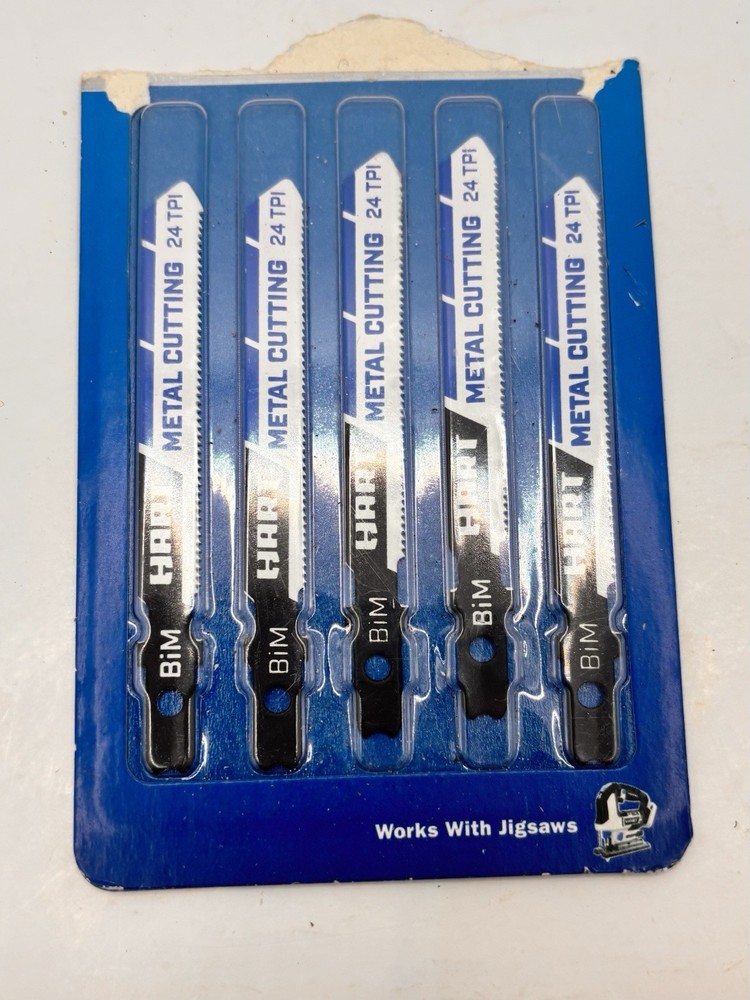 NOS 5 PC 24 TPI JIGSAW BLADES