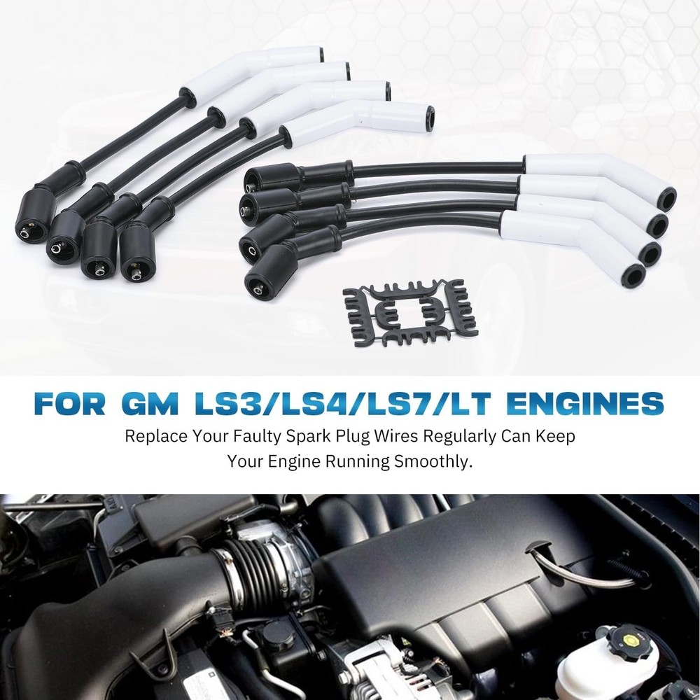 High Performance Spark Plug Ignition Wire for 2000-2009 Chevy GMC ....
