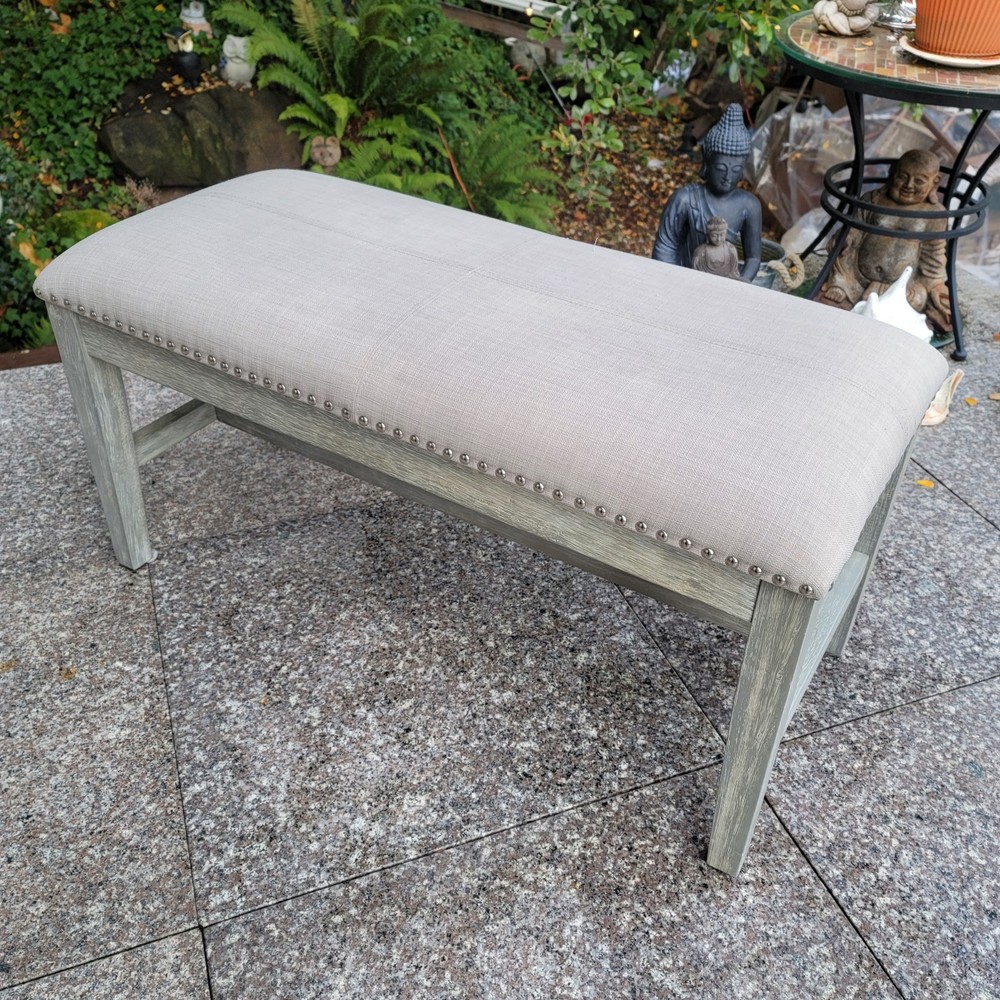 Modern upholstered bench
