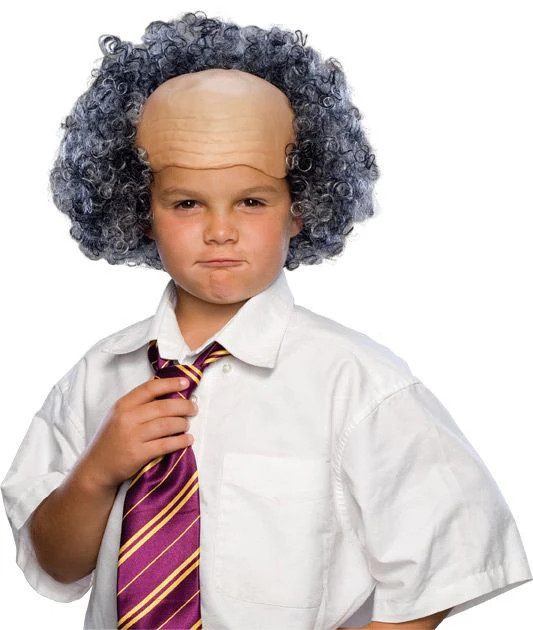 Kids Bald Man Wig