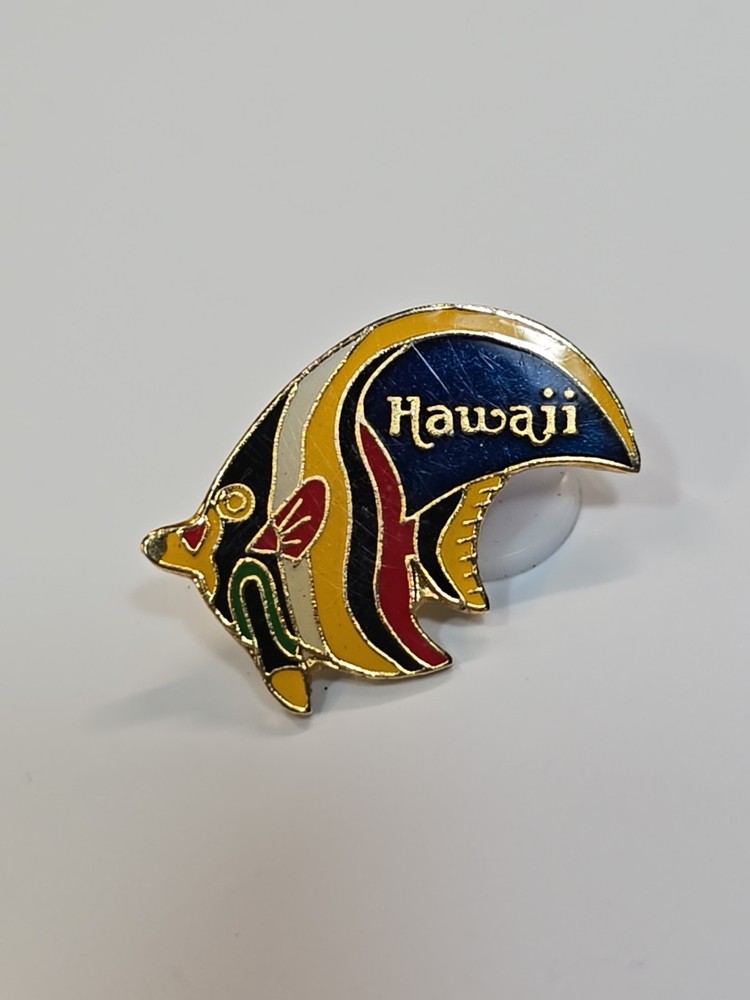 Hawaii Souvenir Lapel Pin Tropical Fish