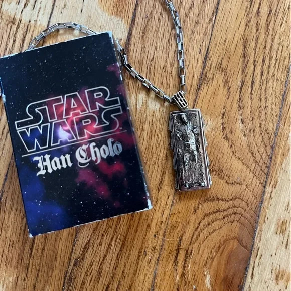 Star Wars Han Cholo Silver Necklace