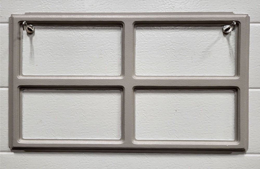 HOLMES Brand Garage Doors Colonial 509 Window Inserts/Short Panel SANDTONE
