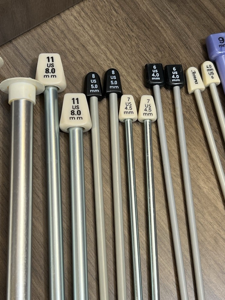 Needle Lot 20 Knitting Sets Plus Mixed Extra Sizes