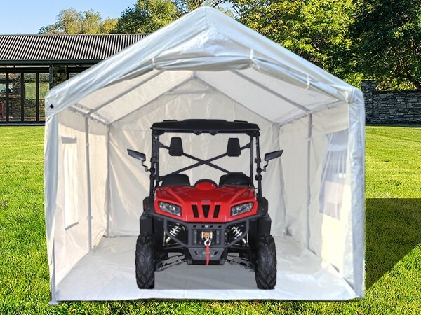 Rainproof Portable Paint Booth 10X10X9FT Spray Booth with Replaceable Floor
